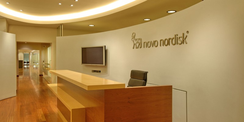 Διαρρύθμιση γραφείων της φαρμακευτικής εταιρείας Novo Nordisk A/S